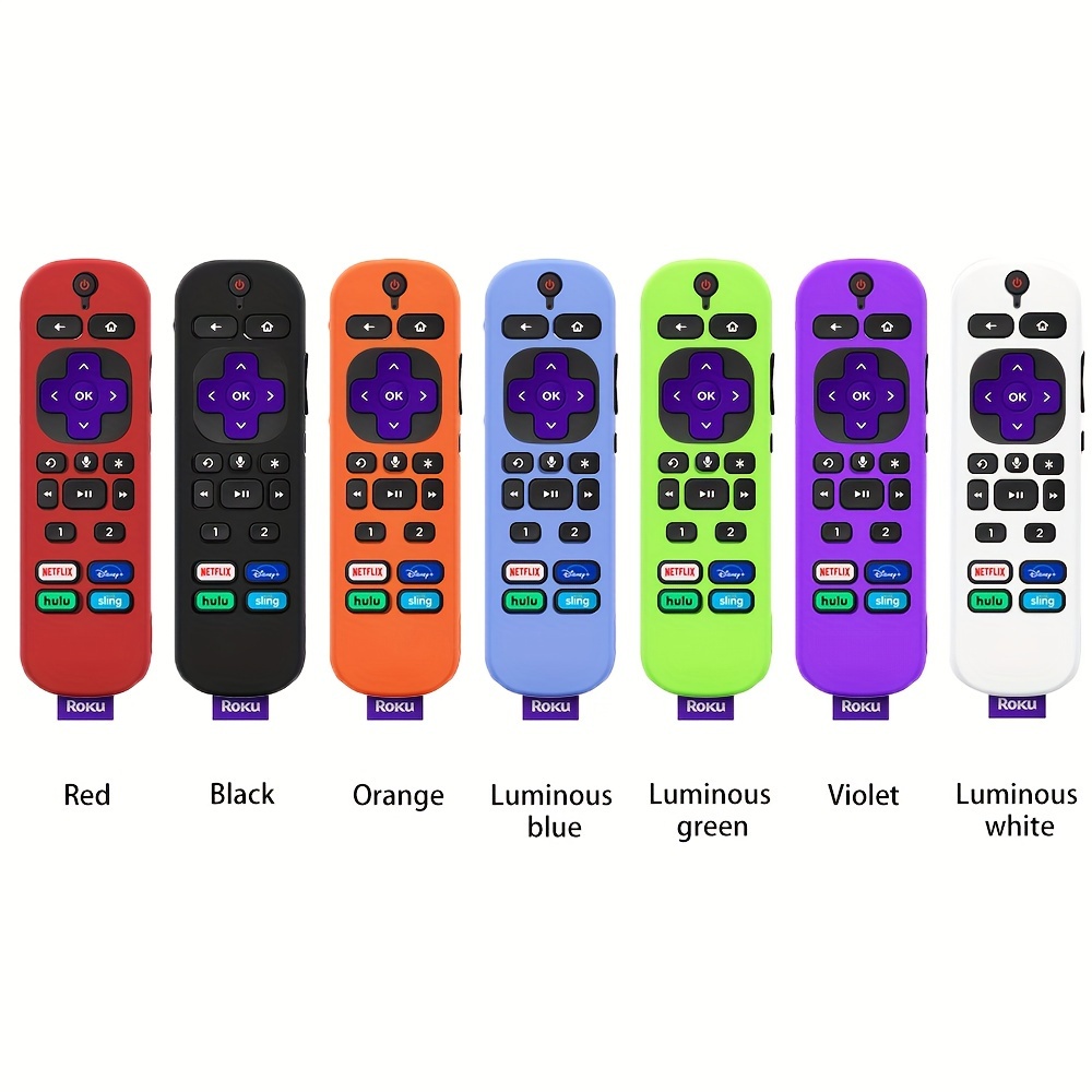 Roku RCA1R Voice Remote Silicone Protective Case with Lanyard