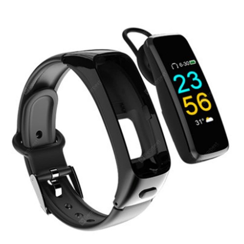 J16 Bluetooth Earbud Wristband — Heart Rate, SpO₂ Blood Oxygen & Fitness Tracker