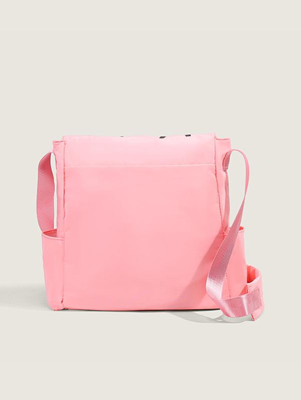 Women's Streetwear Graffiti Letters High Capacity Crossbody Message Bag