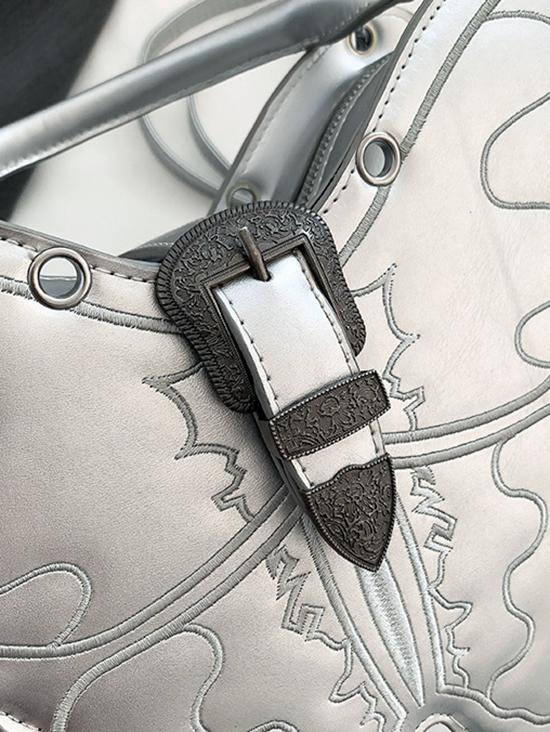 Creative Butterfly Shape Buckle Design Backpack