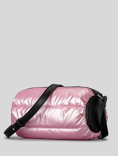Women's Daily Fashion Padded Quilted Puffer Design Pillow Shape Crossbody Bag