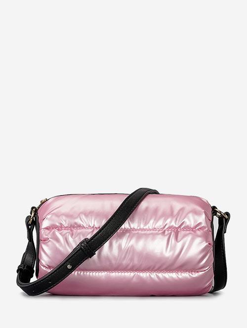 Women's Daily Fashion Padded Quilted Puffer Design Pillow Shape Crossbody Bag