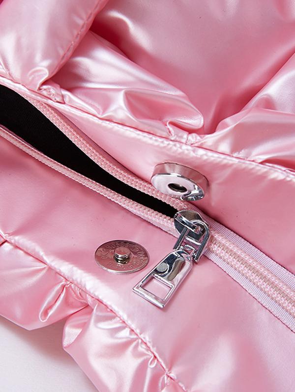 Quilted Design Padded Puffer Tote Bag