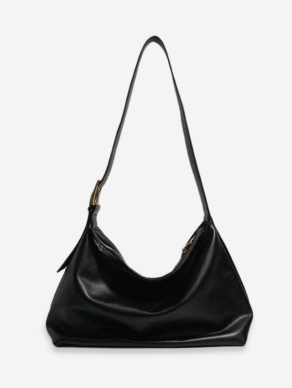 Women's Daily Solid Color Large Capacity Slouchy Shoulder Bag