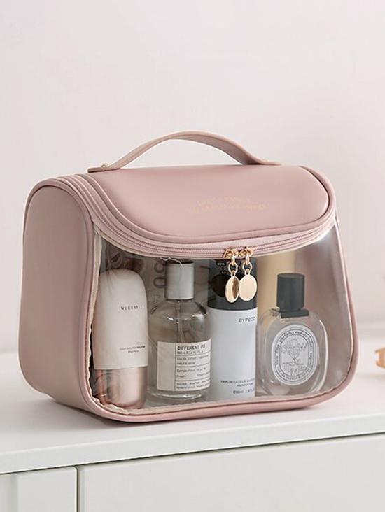Transparent Large Capacity Portable Travel Make-up Storage Bag