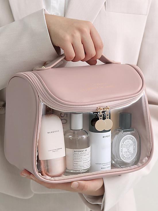 Transparent Large Capacity Portable Travel Make-up Storage Bag