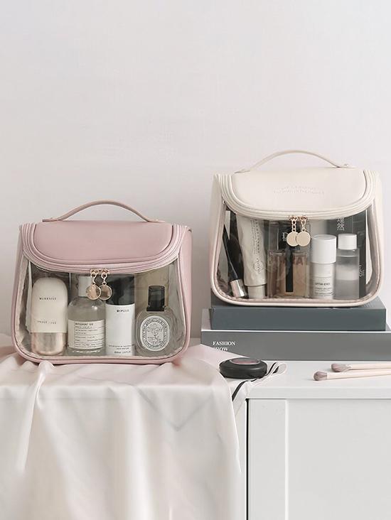 Transparent Large Capacity Portable Travel Make-up Storage Bag
