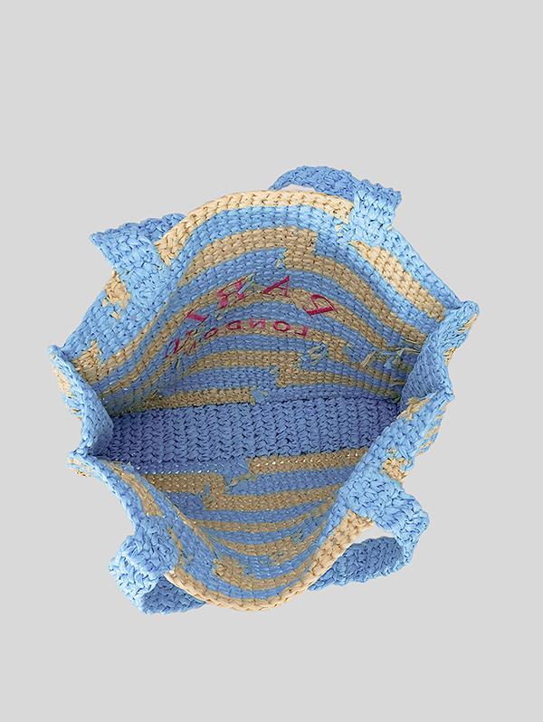 Women's Colorblock PARIS LONDON Letter Embroidered Raffia Straw Braided Beach Vacation Summer Tote Bag