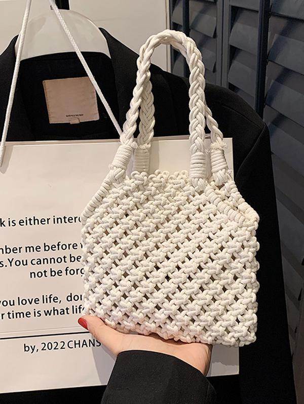 Beach Vacation Macrame Shoulder Bag