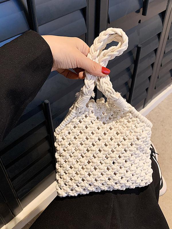 Beach Vacation Macrame Shoulder Bag