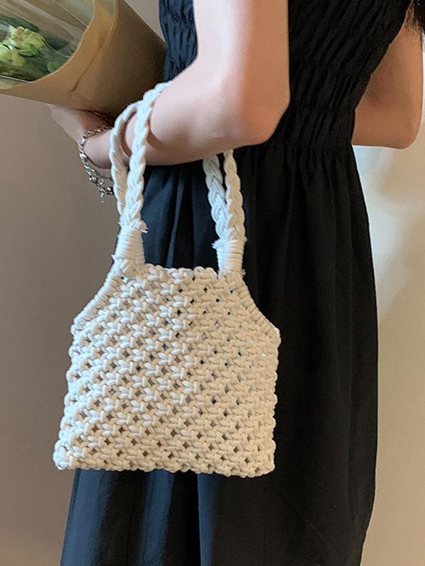 Beach Vacation Macrame Shoulder Bag