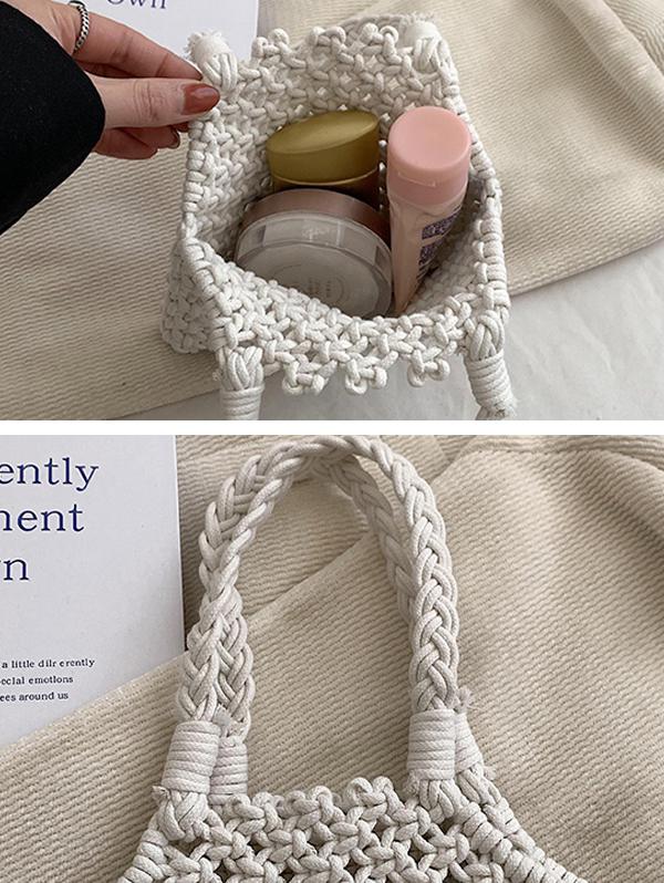 Beach Vacation Macrame Shoulder Bag