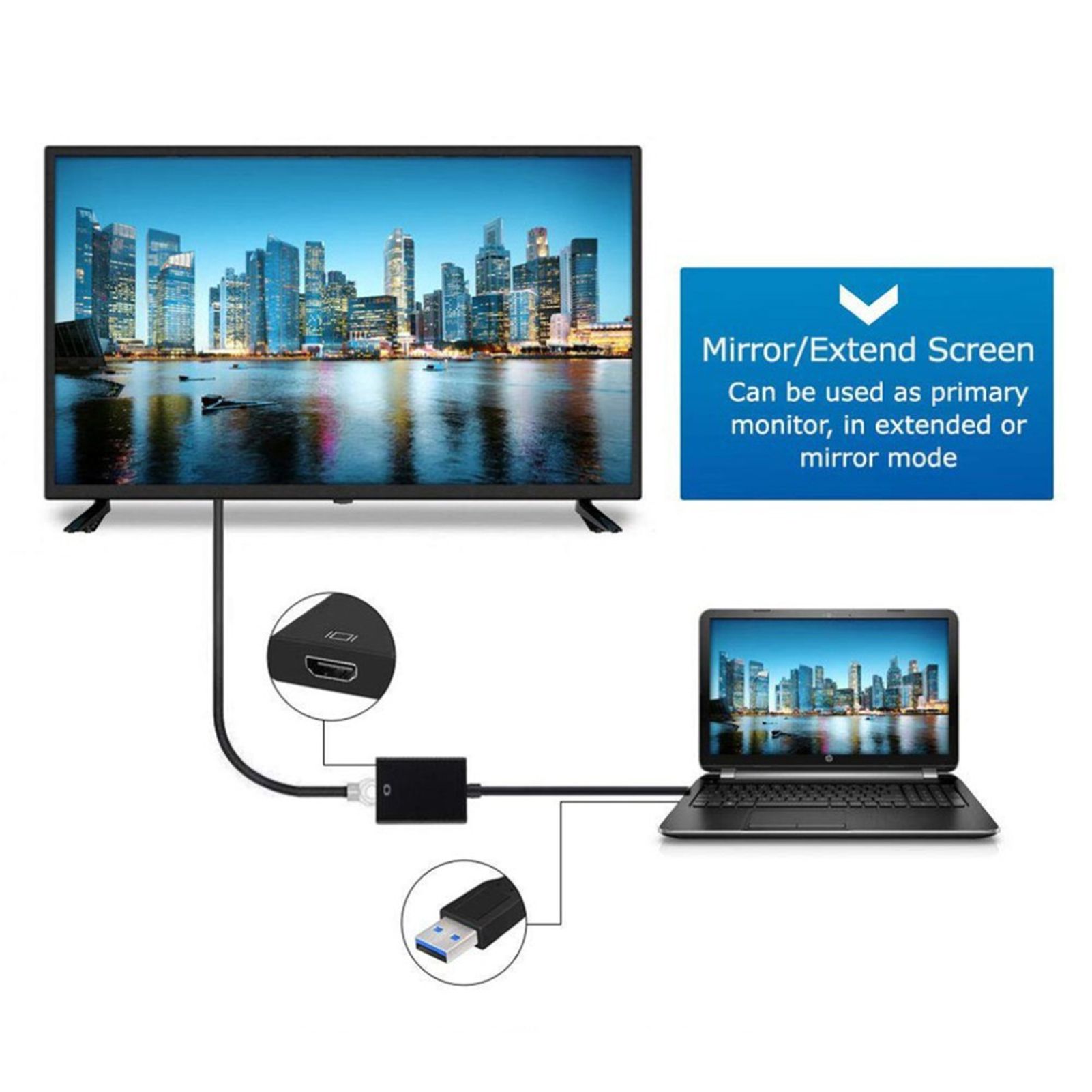 converter USB3.0 adapter cable external graphics card USB to 3.0