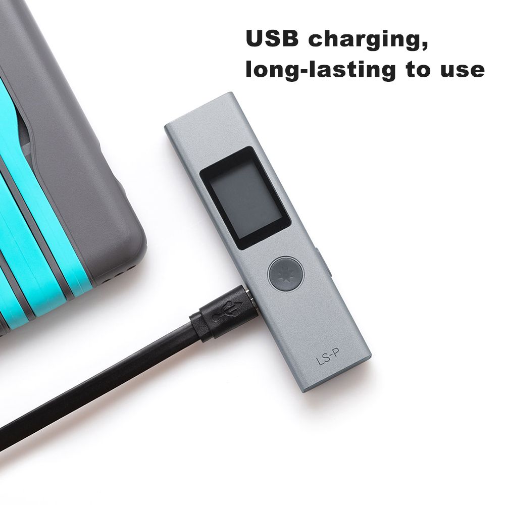 LS-P Handheld Rangefinder USB Flash Charging Laser-Range-Finder High-Precision Measurement