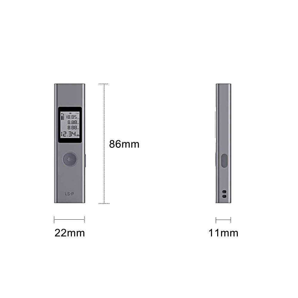 LS-P Handheld Rangefinder USB Flash Charging Laser-Range-Finder High-Precision Measurement