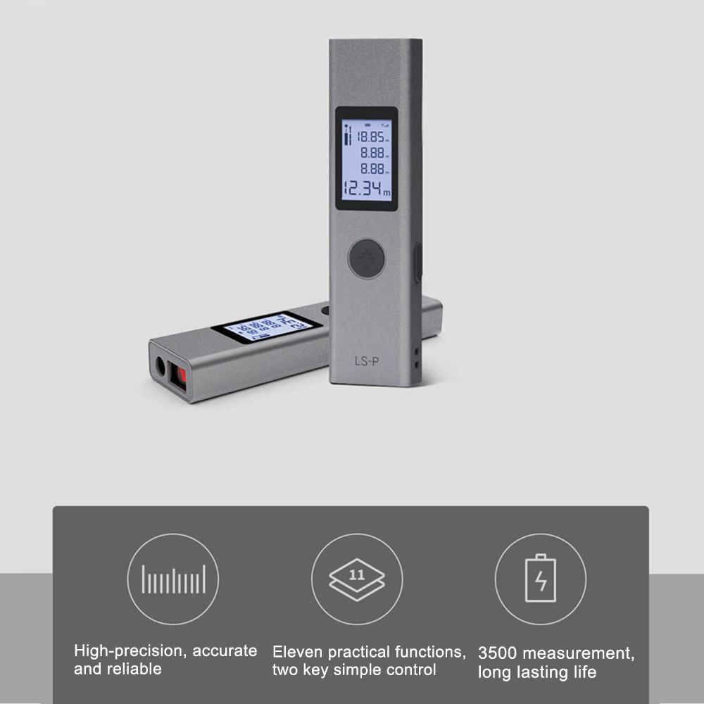 LS-P Handheld Rangefinder USB Flash Charging Laser-Range-Finder High-Precision Measurement