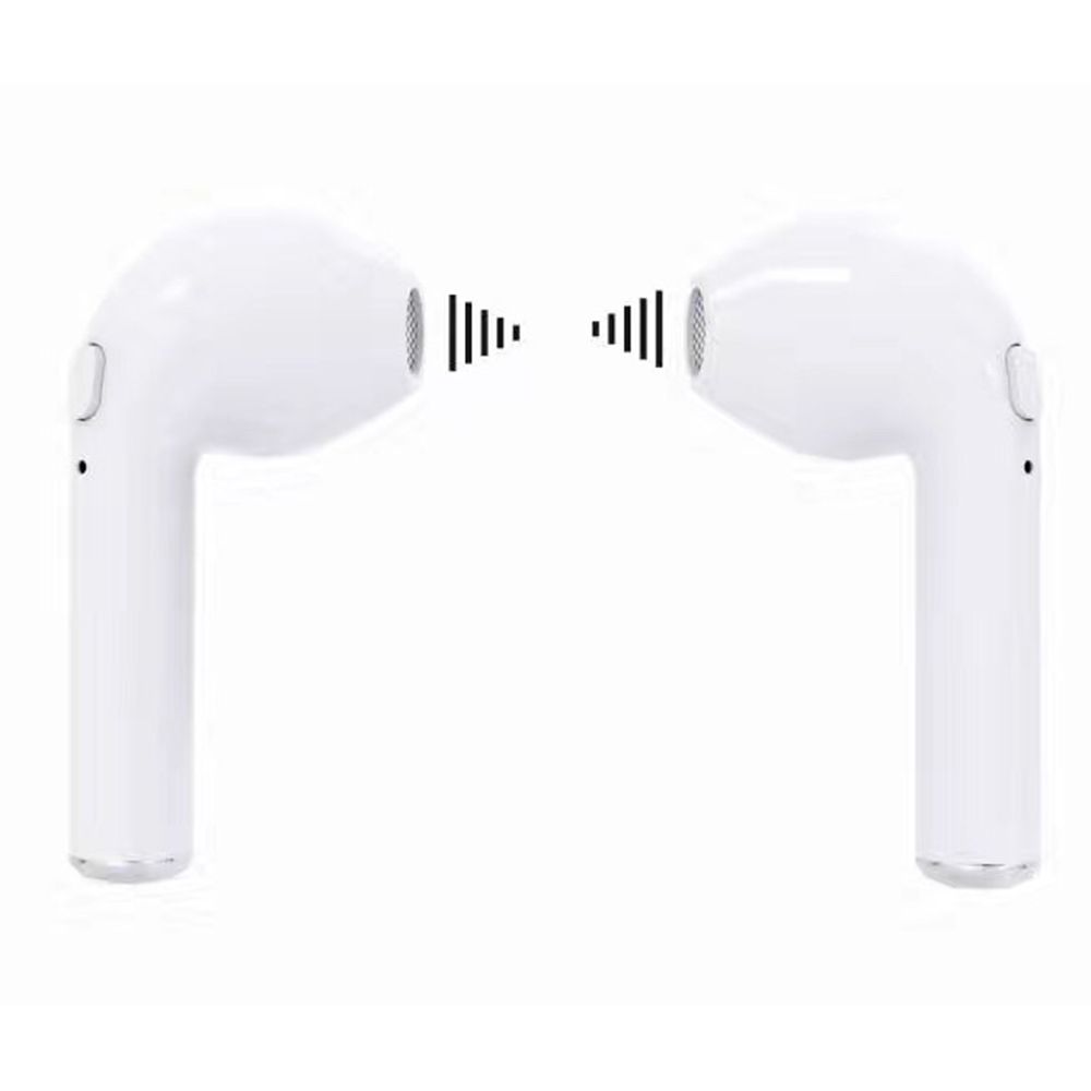 i7 Wireless BT Earphones Mini Earbud Portable Stereo Handfree Earphone Left and Right Ear with Charging Box