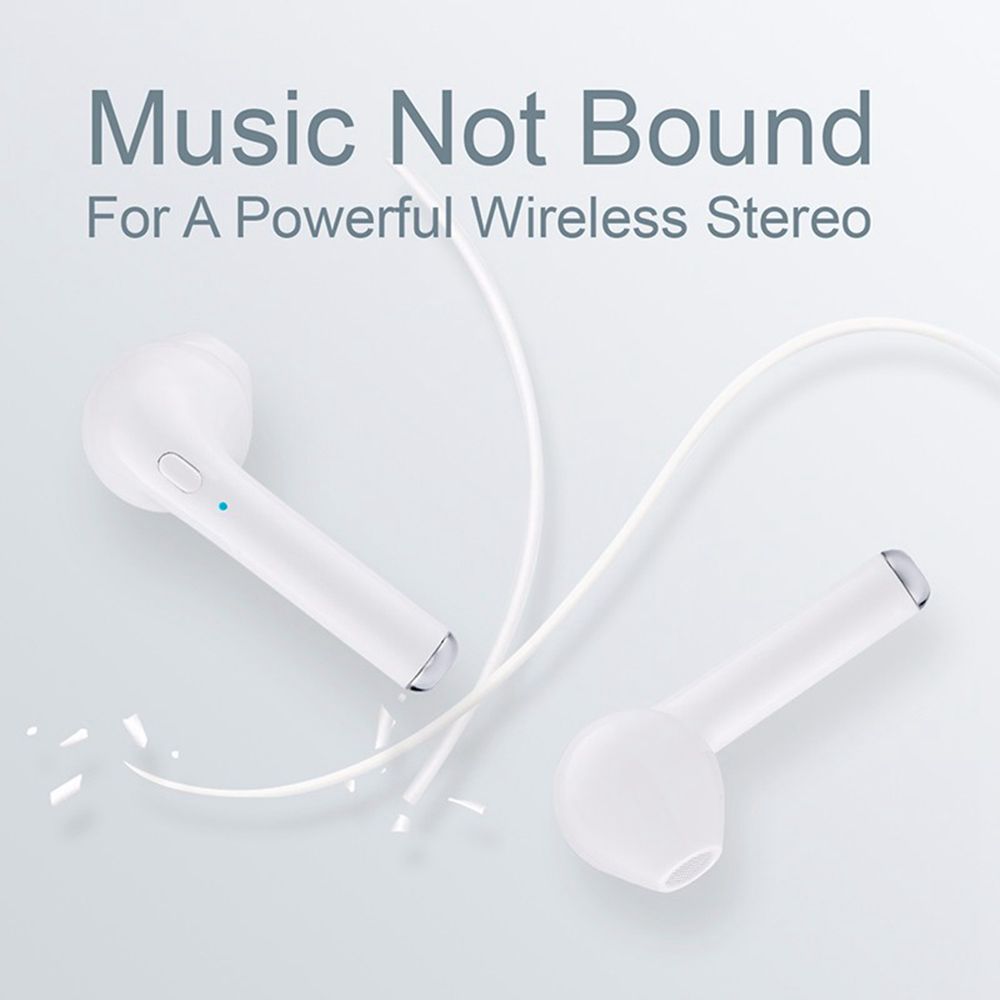 i7 Wireless BT Earphones Mini Earbud Portable Stereo Handfree Earphone Left and Right Ear with Charging Box