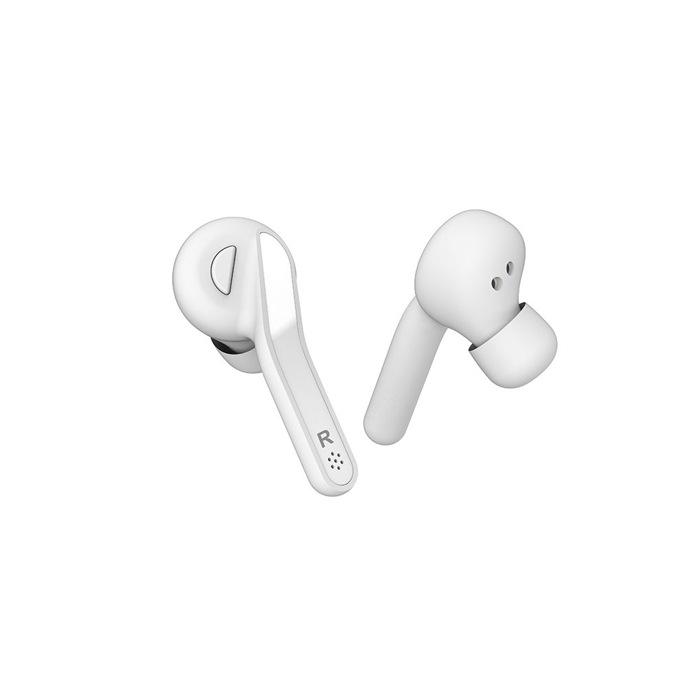 BT Earphone True Wireless Stereo Earbud Headset for Phone White