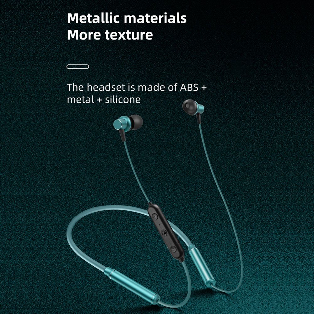 TWS Neckband Earphone S1 Wireless In Ear Sports Headset Arbitrary Bending 3D Surround Magnetic Absorption Storage Waterproof Earphone Gules