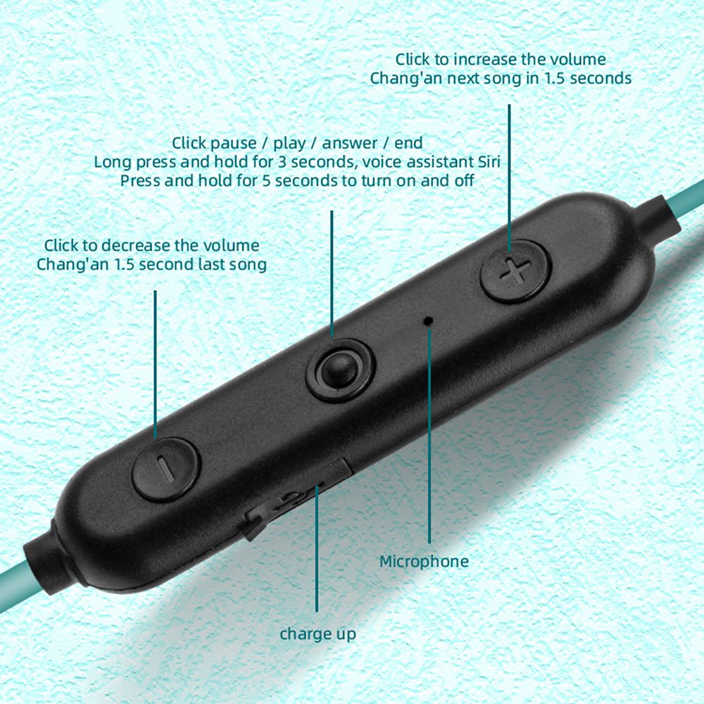 TWS Neckband Earphone S1 Wireless In Ear Sports Headset Arbitrary Bending 3D Surround Magnetic Absorption Storage Waterproof Earphone Gules