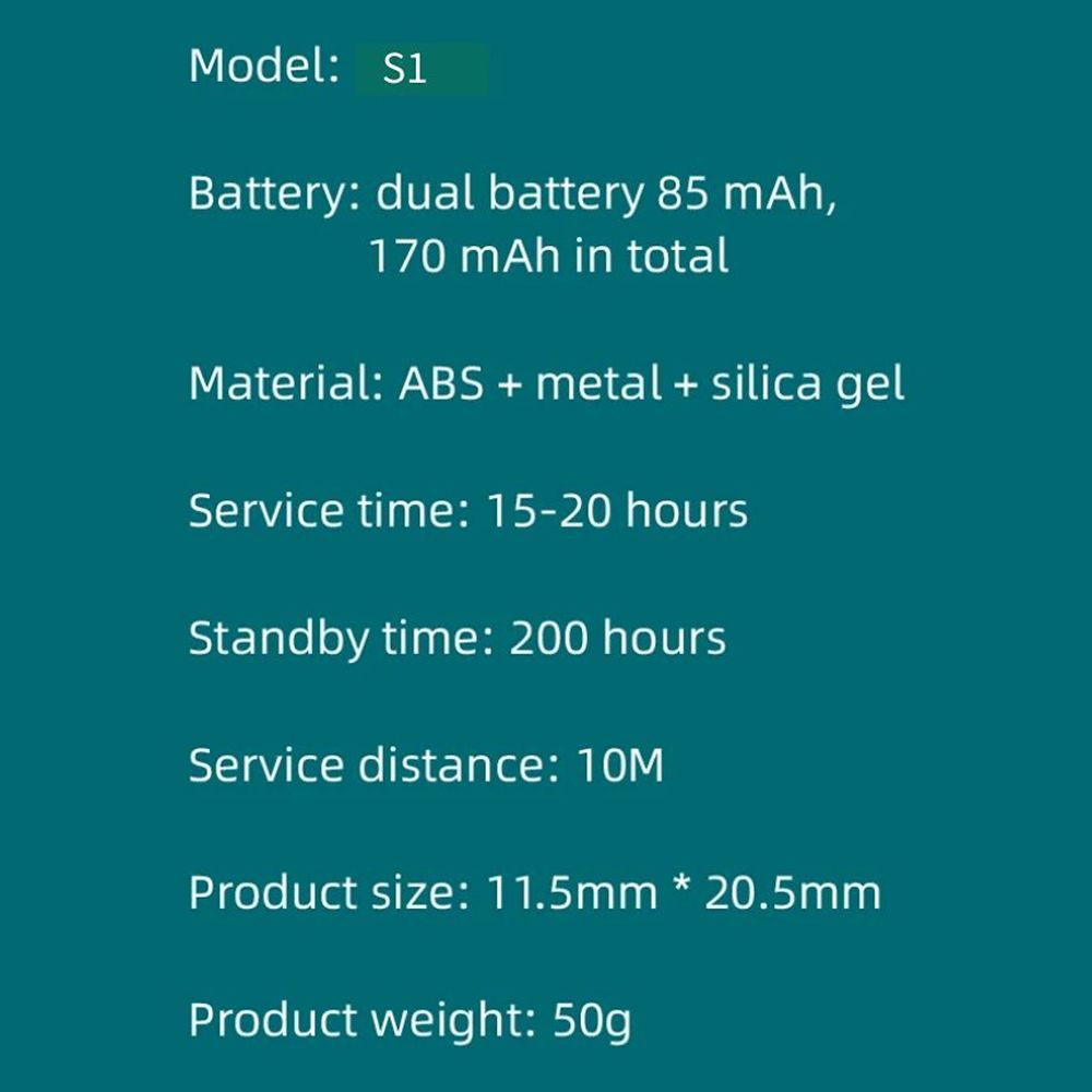 TWS Neckband Earphone S1 Wireless In Ear Sports Headset Arbitrary Bending 3D Surround Magnetic Absorption Storage Waterproof Earphone Gules