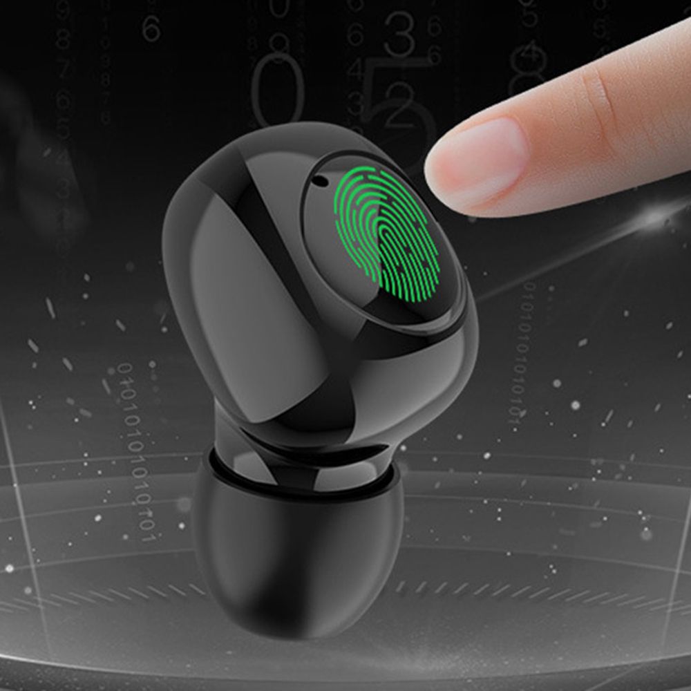 XG-23 Sports Headphones IPX6 Waterproof Sweatproof Headset Stereo Sound Binaural Calling In-Ear Ergonomic Design Earbuds Intelligent Noise Reduction Canceling Cancellation Earphones with LED Digital Display Charging Case Box and Cable