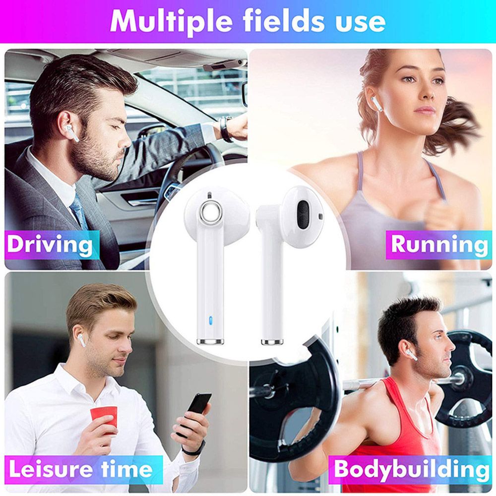 HD-S16 True Wireless BT Headset Sports Earphones Business Earbuds Stereo Touch Control for iPhone Noise Reduction Mini Headphones