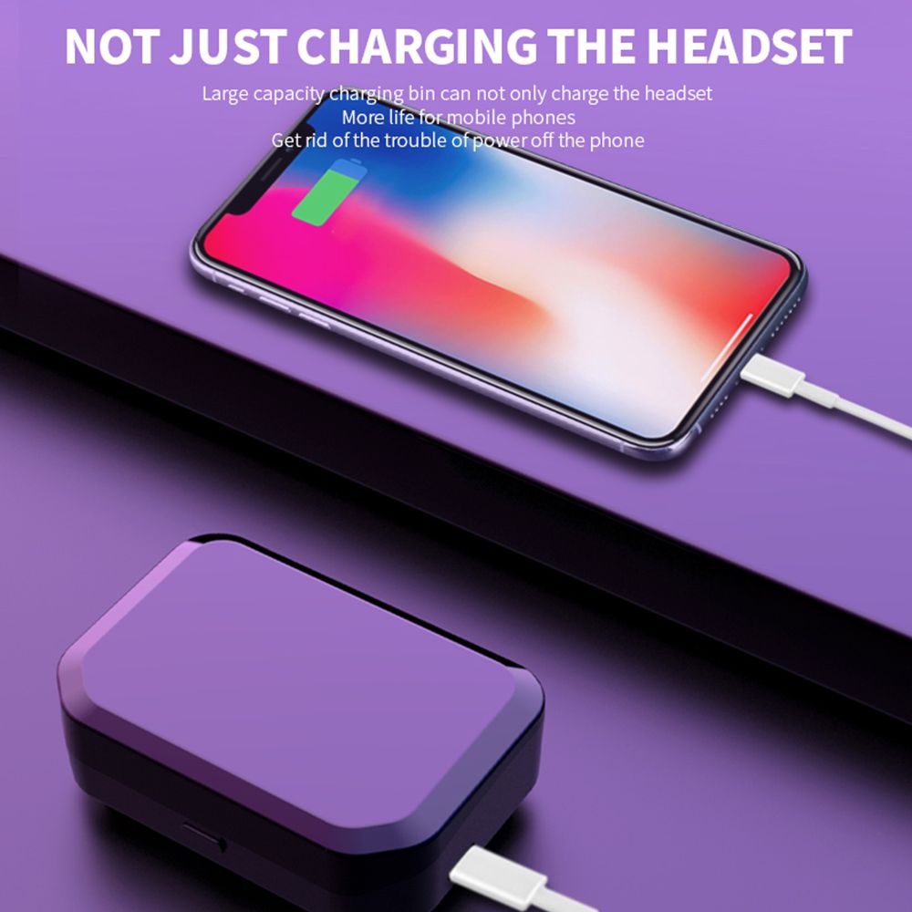 G12 BT5.0 Earphones Fingerprint Touch Control Wireless HiFi Sound Stereo Bass With Mic Handsfree Wireless Mini Earbuds Sports In-ear Headset for iphone Smartphone