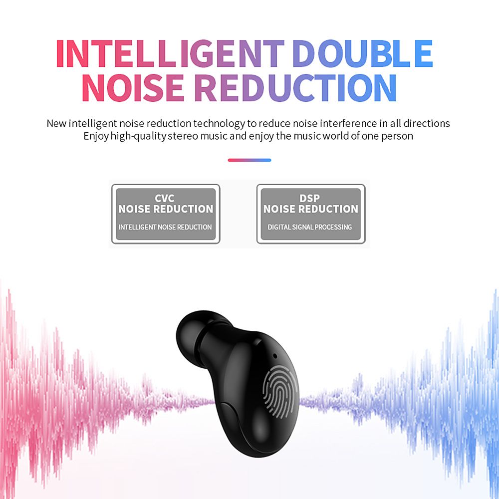 G12 BT5.0 Earphones Fingerprint Touch Control Wireless HiFi Sound Stereo Bass With Mic Handsfree Wireless Mini Earbuds Sports In-ear Headset for iphone Smartphone