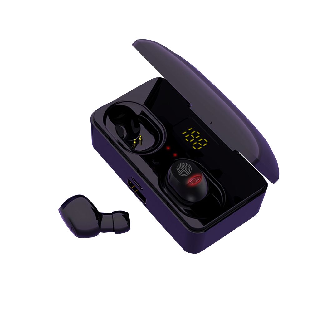 G10 True Wireless Stereo Earphones BT 5.0 Wireless Mini Sports Earbuds 9D HiFi Sound Headset HD Call Noise Reduction Headphones LED Digital Power Display Fingerprint Touch Control