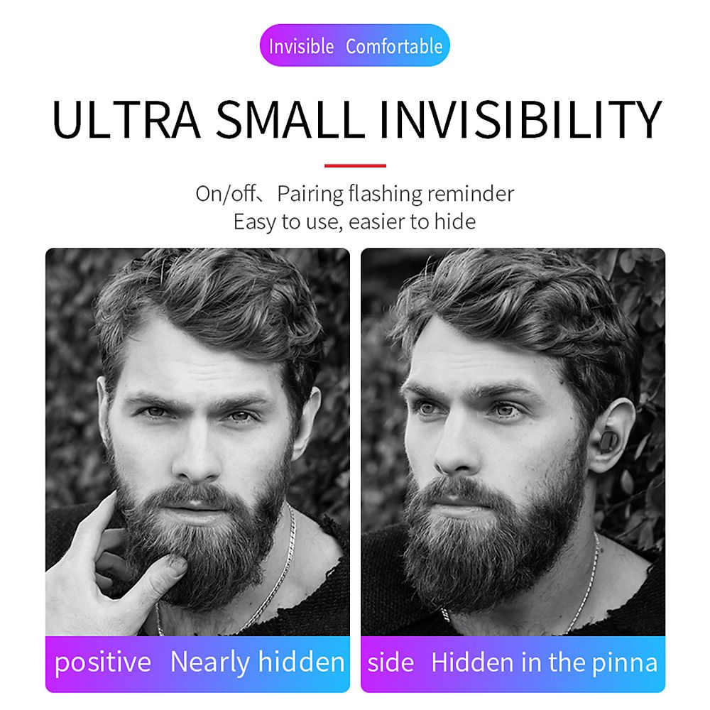 G10 True Wireless Stereo Earphones BT 5.0 Wireless Mini Sports Earbuds 9D HiFi Sound Headset HD Call Noise Reduction Headphones LED Digital Power Display Fingerprint Touch Control