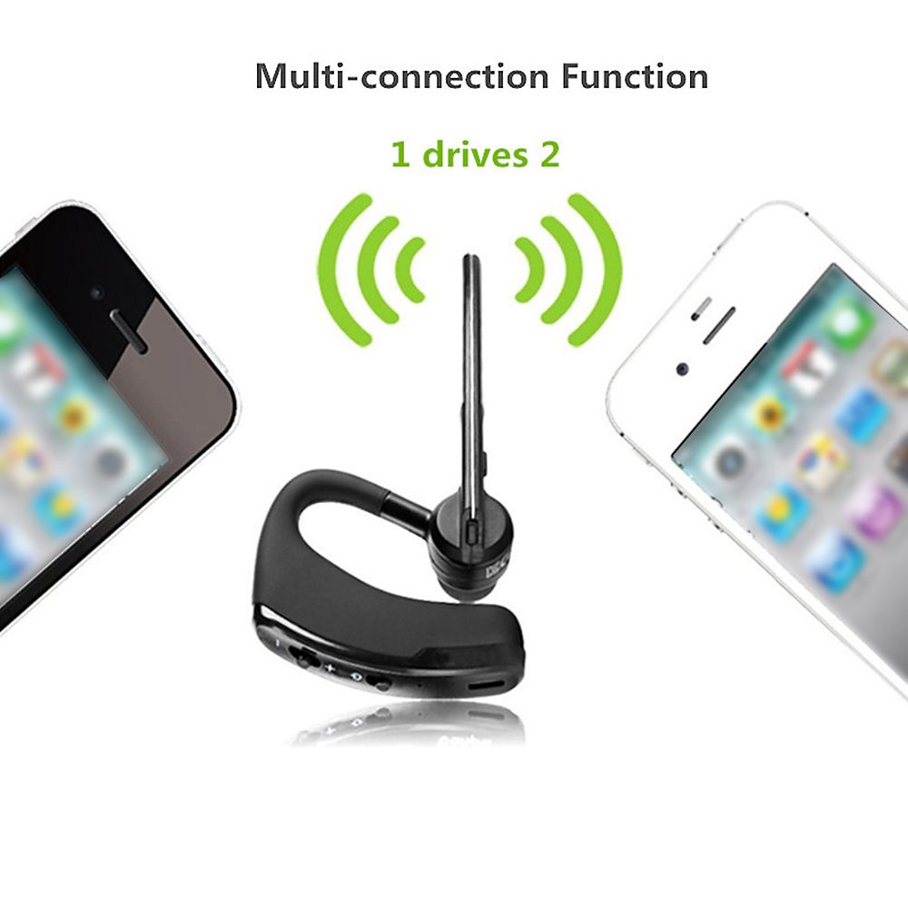 V8 BT Wireless Earphone Business Headset Handsfree Call BT Headphone Driving Sports Earbud With Mic 1pc