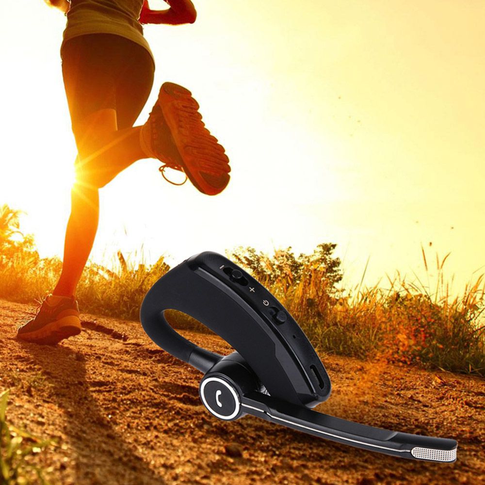 V8S BT In-ear Wireless Earphone Business Headset Handsfree Call BT Headphone Driving Sports Earbud With Mic Ear Hook 1pc