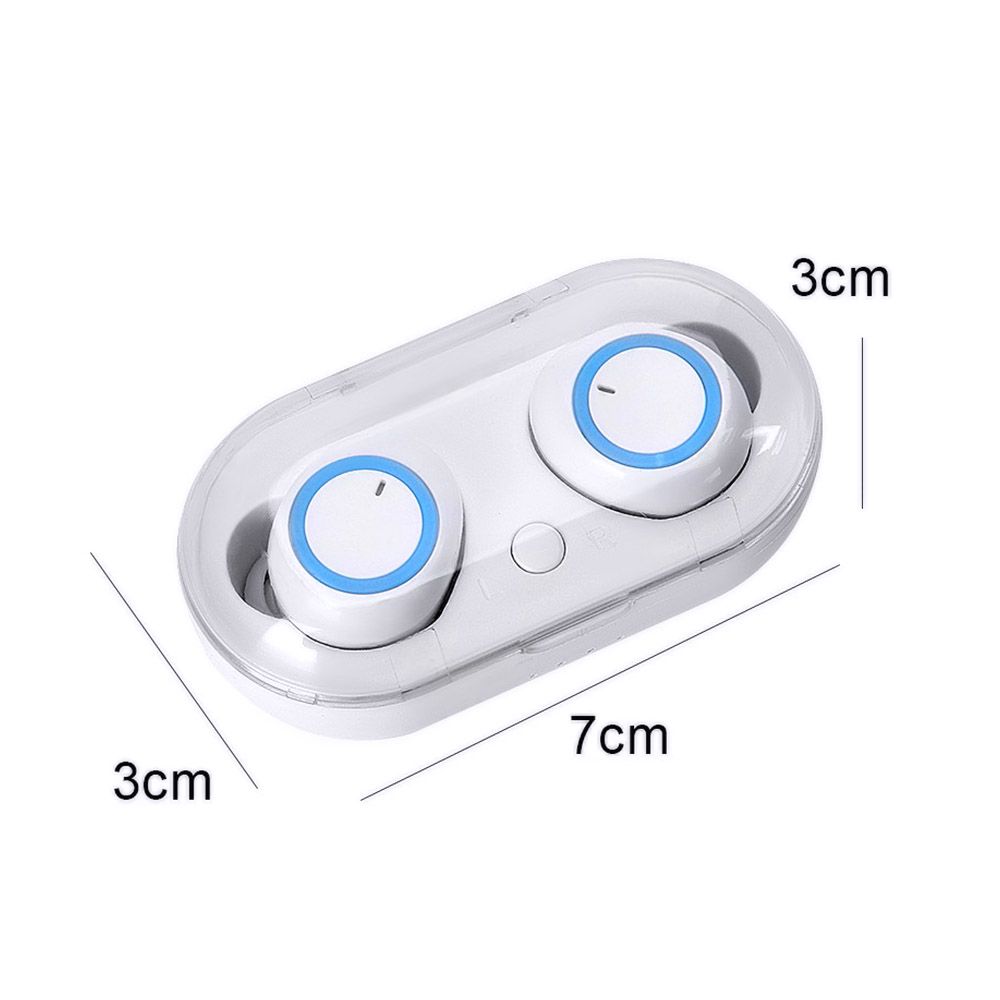 A10 True Wireless Earphones BT V5.0 Stereo Headset Sports Mini Earbuds Handsfree HD Call Headphones With Mic LED Digital Power Display