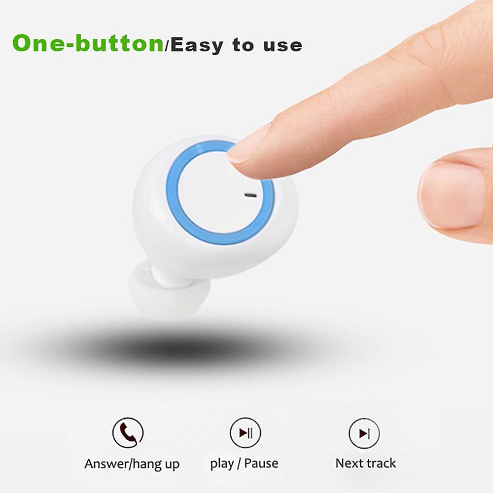 A10 True Wireless Earphones BT V5.0 Stereo Headset Sports Mini Earbuds Handsfree HD Call Headphones With Mic LED Digital Power Display