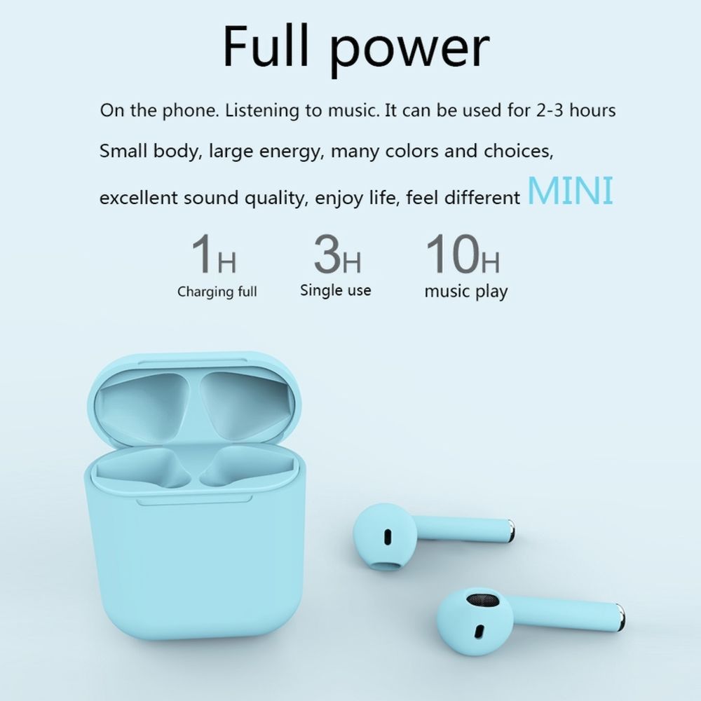Inpods 12 True Wireless Earphones BT5.0 Popup Touch Control Wireless Headset Sports Earbuds For Android iOS Smarthpone