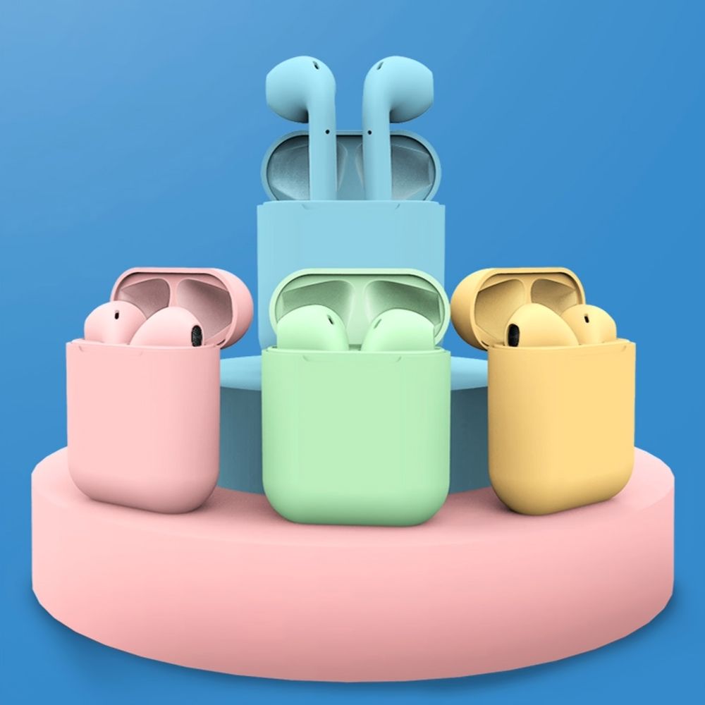 Inpods 12 True Wireless Earphones BT5.0 Popup Touch Control Wireless Headset Sports Earbuds For Android iOS Smarthpone