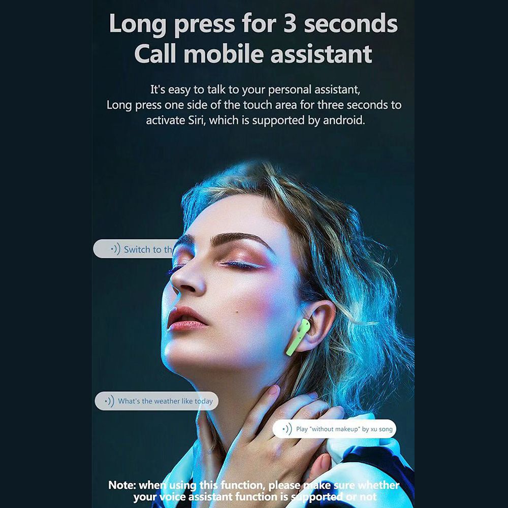 Inpods 12 True Wireless Earphones BT5.0 Popup Touch Control Wireless Headset Sports Earbuds For Android iOS Smarthpone