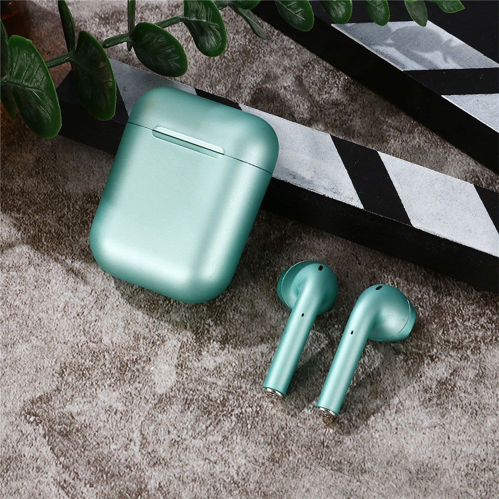 Inpods 12 True Wireless Stereo Earphones BT5.0 Popup Touch Control Wireless Headset Sports Earbuds Metal Color Headphone With Mic For Android iOS Smarthpone