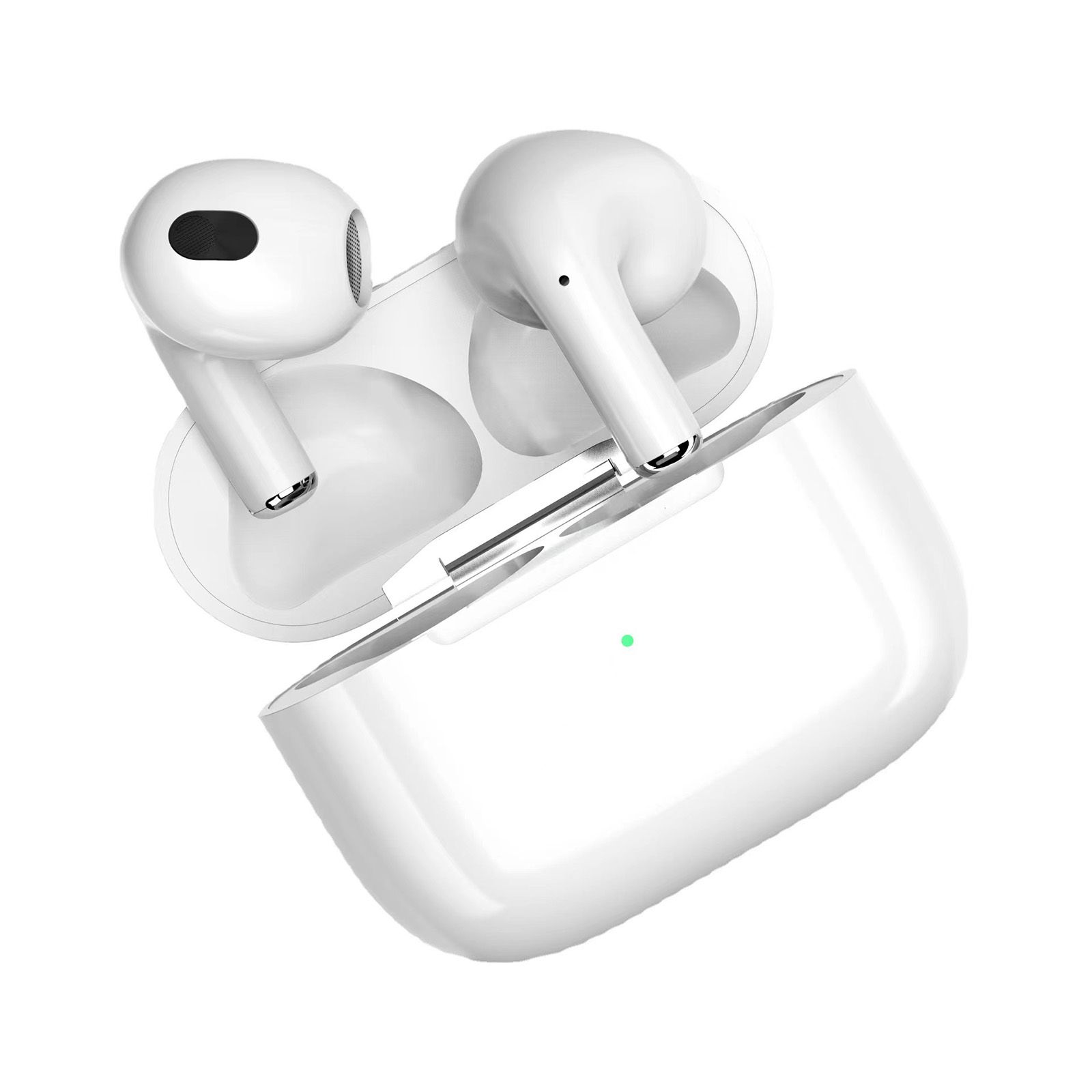 Semi-in-ear BT Earphones Stereo Sound Noise Reduction Waterproof Sport Earbuds Touch-Control Wireless Headphones for Music Call Game Compatible with iOS Android