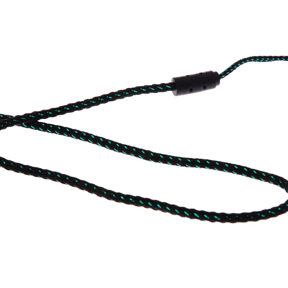 1.1M Reflective Fiber Cloth Line Noise Isolating Stereo In-ear Earphone Earbuds Headphones with 3.5 MM Jack Standard