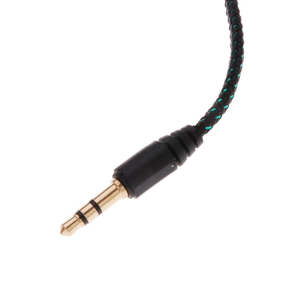 1.1M Reflective Fiber Cloth Line Noise Isolating Stereo In-ear Earphone Earbuds Headphones with 3.5 MM Jack Standard