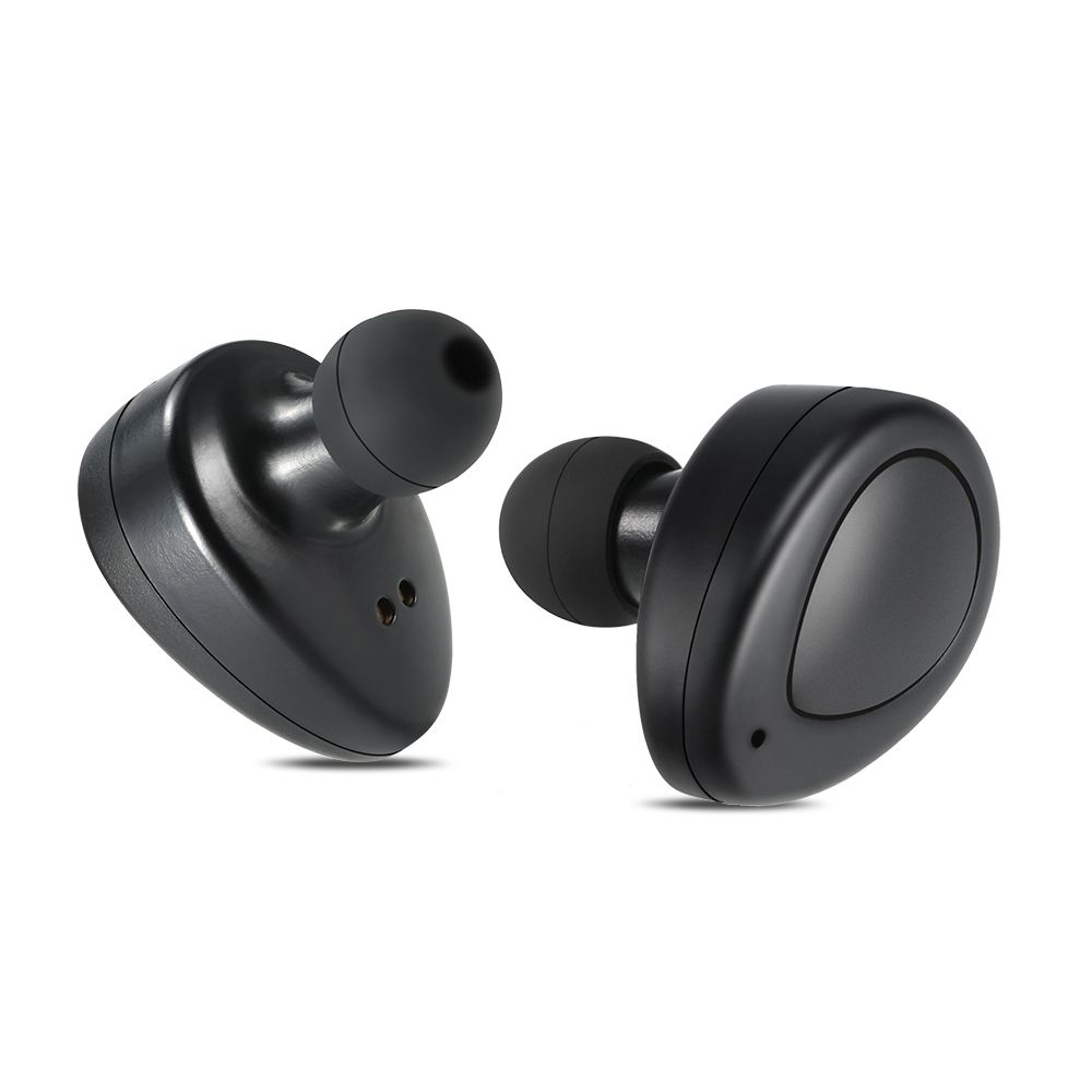K2 True Wireless Bluetooth Headphone In-ear Stereo Bluetooth 4.1 Sport Headset Music Hands-free w/ Mic 450 mAh Emergency Power Bank for Running Gym Exercise Business