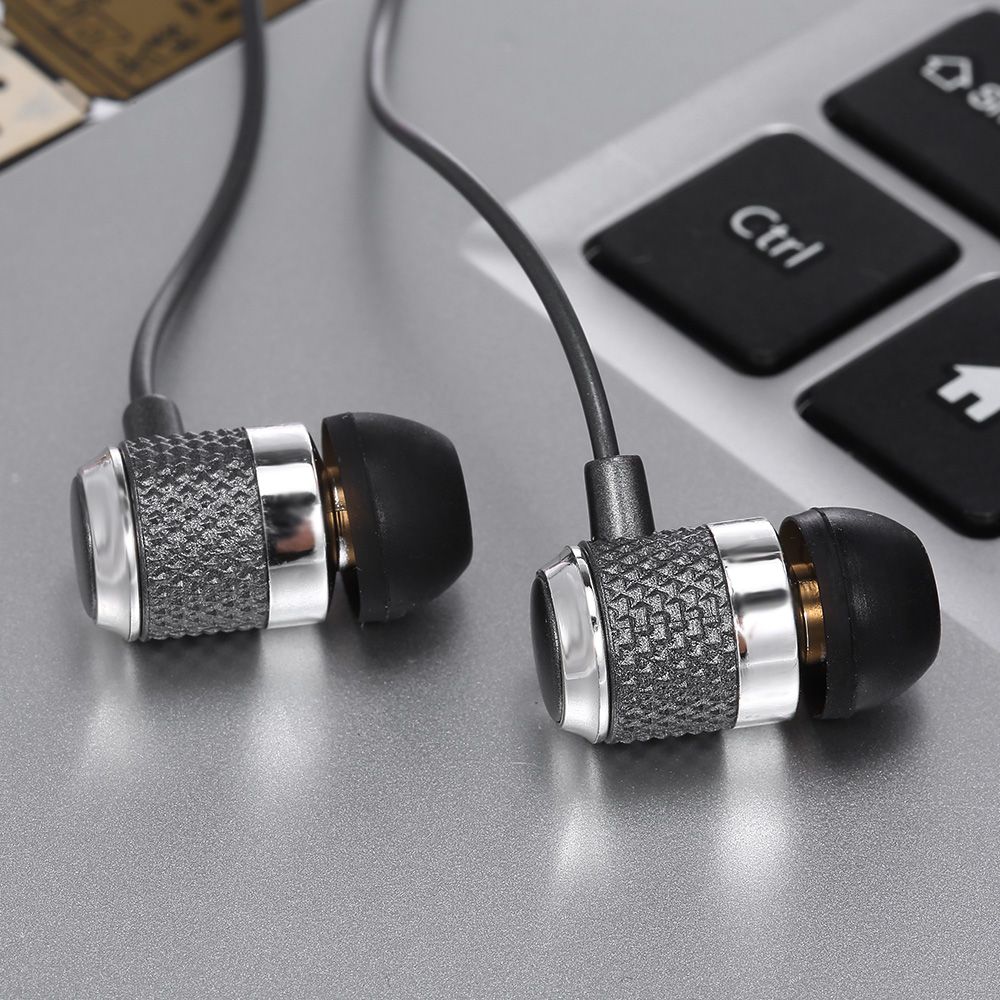 3.5mm Wired Headphone In-Ear Headset Stereo Music Smart Phone Earphone Earpiece Hands-free with Microphone