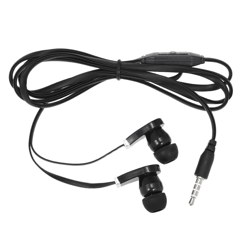 3.5mm Wired Headphone In-Ear Headset Stereo Music Smart Phone Earphone Earpiece Hands-free with Microphone