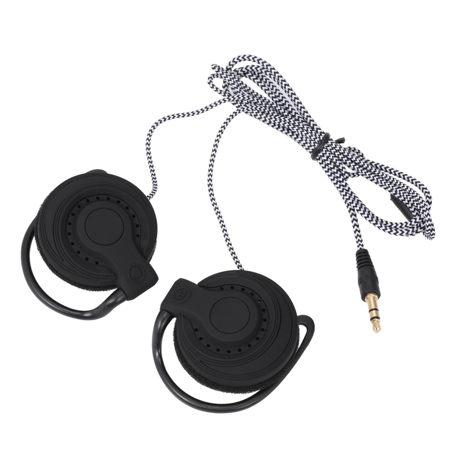 3.5mm Wired Gaming Headset On-Ear Sports Headphones Ear-hook Music Earphones for Smartphones Tablet Laptop Desktop PC