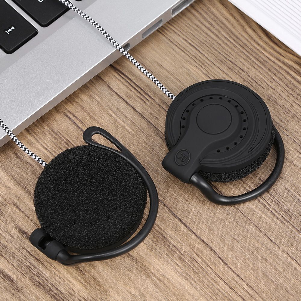 3.5mm Wired Gaming Headset On-Ear Sports Headphones Ear-hook Music Earphones for Smartphones Tablet Laptop Desktop PC