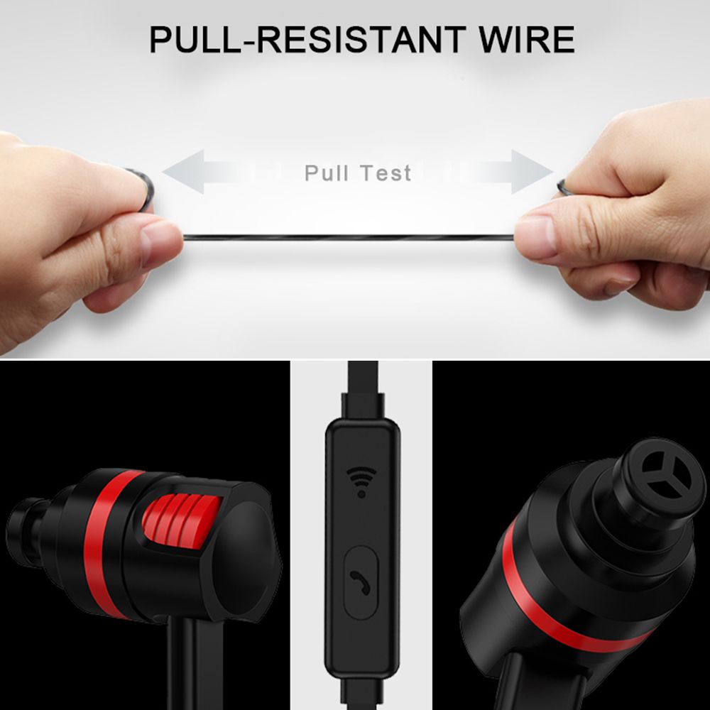 Wired In-ear Earphones Stereo Gaming Headset Headphones with In-line Control & Microphone for PSP iPhone iPad Android Smartphones Tablet PC Laptop