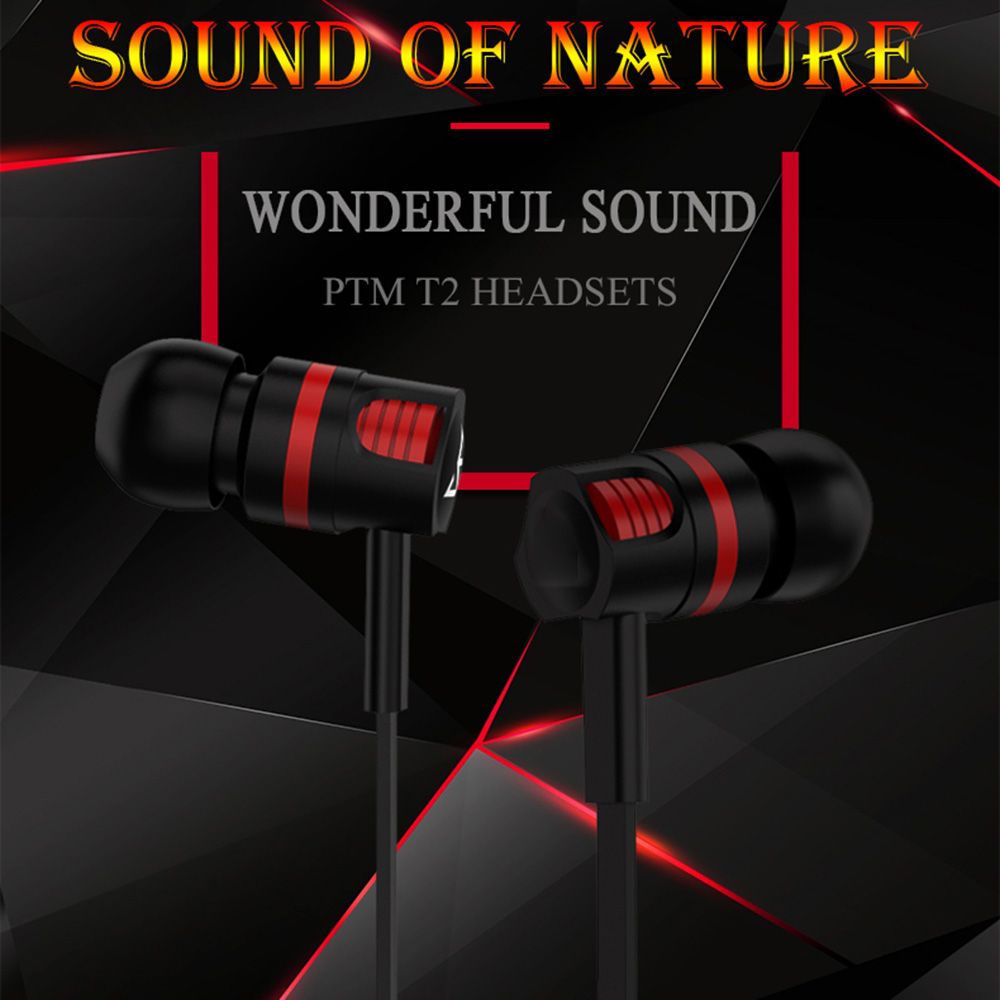 Wired In-ear Earphones Stereo Gaming Headset Headphones with In-line Control & Microphone for PSP iPhone iPad Android Smartphones Tablet PC Laptop